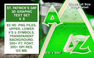 St. Patrick's Day Text Set #9